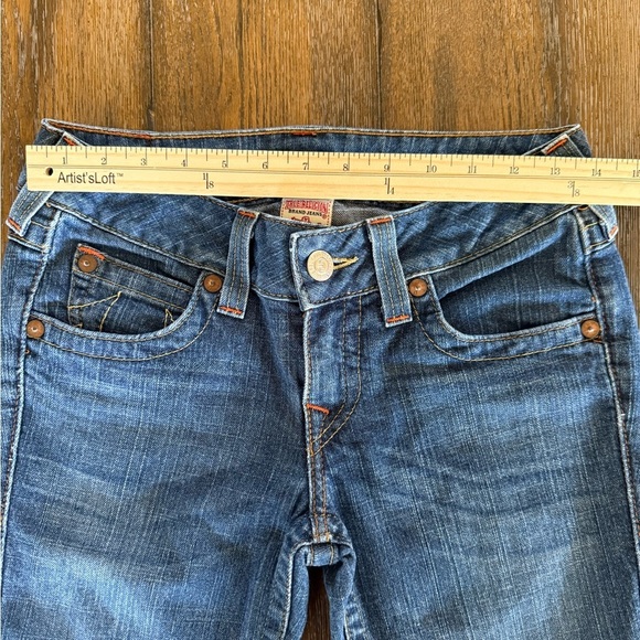 True Religion Women's Vintage Low Rise Becky Jean Size 27 - Picture 9 of 16